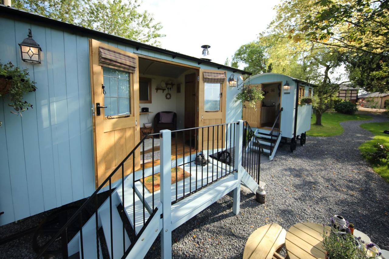 Upper Gelli Luxury Holiday Lodge, Converted Dairy & Cosy Shepherds Huts เวลช์พูล ภายนอก รูปภาพ