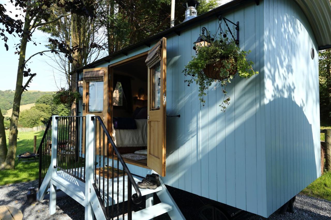 Upper Gelli Luxury Holiday Lodge, Converted Dairy & Cosy Shepherds Huts เวลช์พูล ภายนอก รูปภาพ